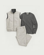 Romimi Reverso Set in Light Grey / Grey, front view