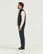 Romimi Reverso Set in Navy / Cream, side view, worn