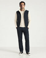 Romimi Reverso Set in Navy / Cream, worn