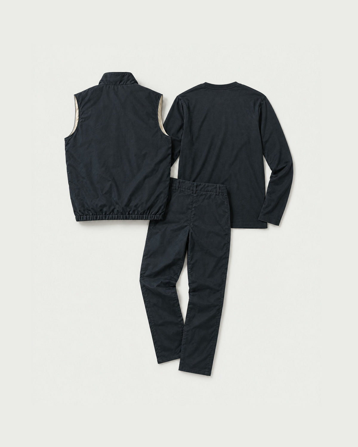 Romimi Reverso Set in Navy, back view