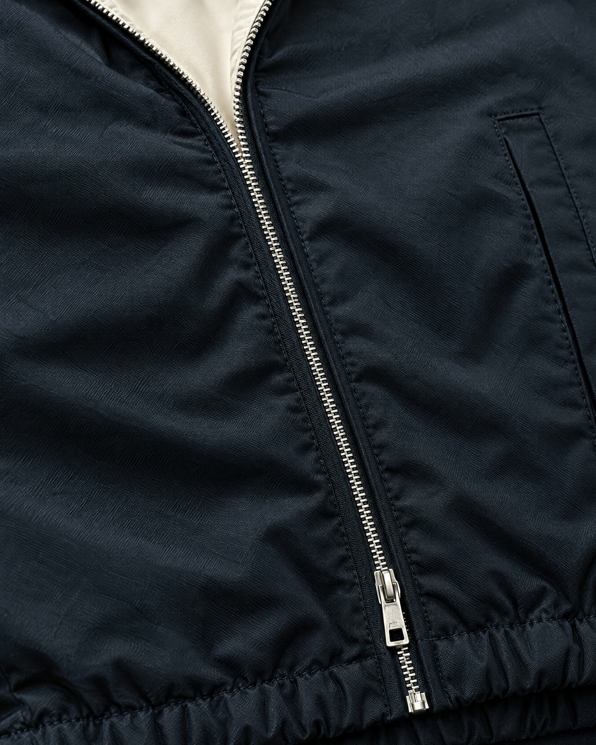 Romimi Reverso Set in Navy, fabric close-up