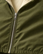 Romimi Reverso Set in Olive / Cream, fabric close-up