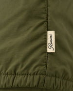 Romimi Reverso Set in Olive / Cream, label close-up