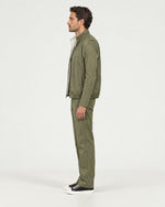 Romimi Reverso Set in Olive, side view, worn