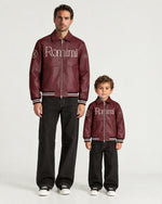Father and son wearing the Romimi Signature Classic Bombers