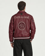 Man wearing the Romimi Signature Classic Bombers, back view