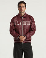 Man wearing the Romimi Signature Classic Bombers, front view