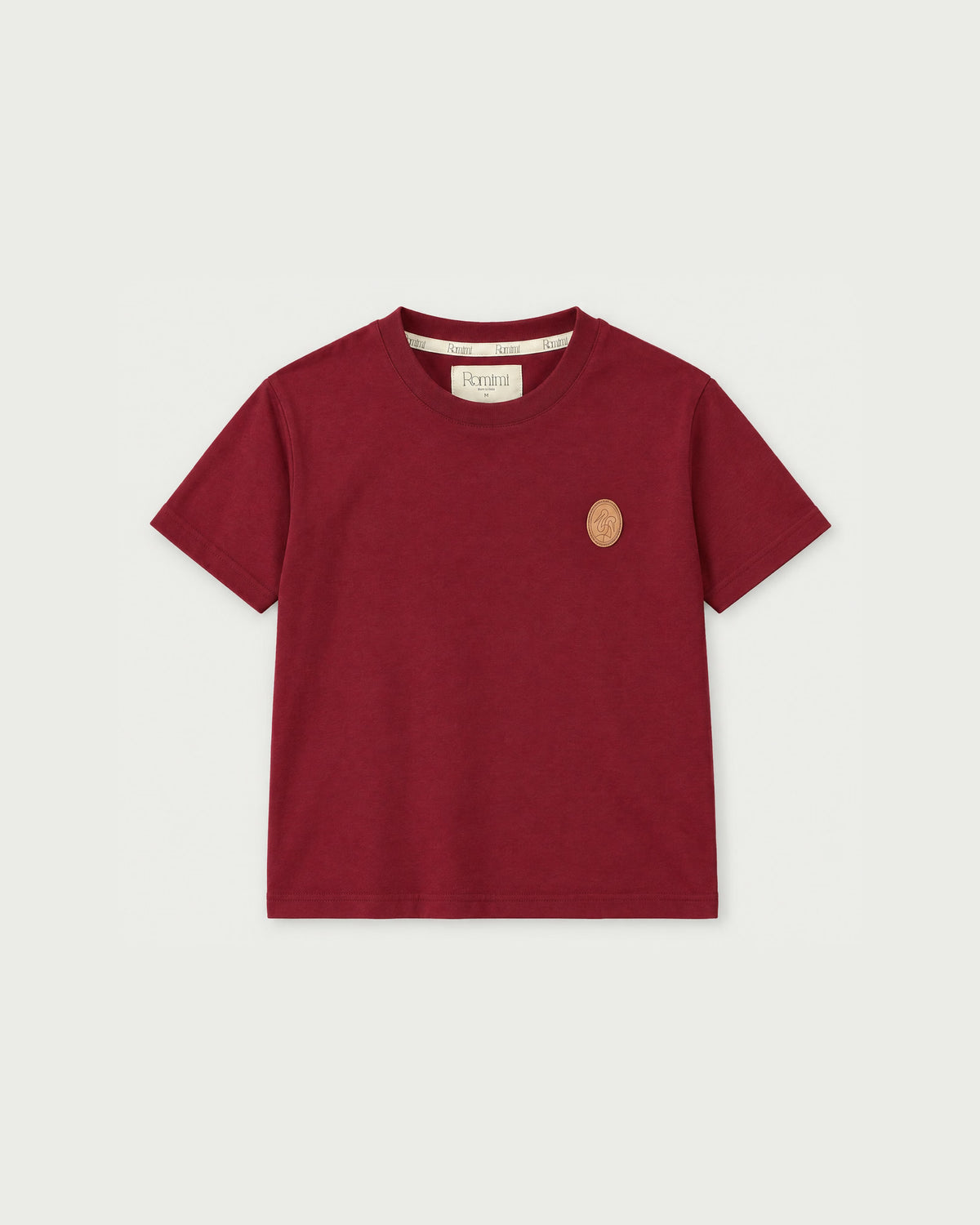 Romimi Signature Crest Tee for kids, front view