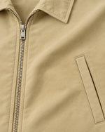 Romimi Slim Tech Suit in Beige, fabric close-up