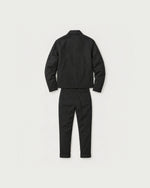 Romimi Slim Tech Suit in Black, back view