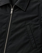 Romimi Slim Tech Suit in Black, fabric close-up