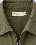 Romimi Tech Cargo Set in Khaki, label close-up