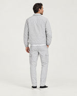 Romimi Tech Cargo Set in Off-White, back view, worn