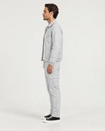 Romimi Tech Cargo Set in Off-White, side view, worn