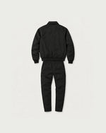 Romimi Tech Tracksuit in Black, back view