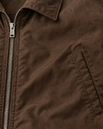 Romimi Tech Tracksuit in Brown, fabric close-up