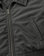Romimi Tech Tracksuit in Charcoal, fabric close-up