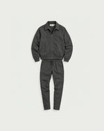Romimi Tech Tracksuit in Charcoal, front view