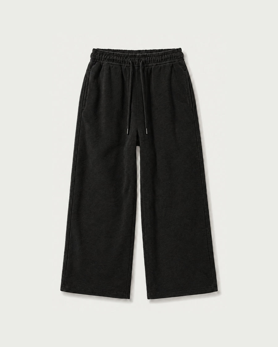 Romimi Tracksuit Pant - Black for kids, front view