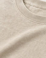 Romimi Washed Heavy Tee in Apricot, fabric close-up
