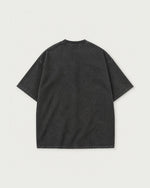 Romimi Washed Heavy Tee in Black, back view