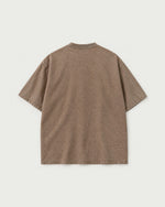 Romimi Washed Heavy Tee in Brown, back view