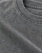 Romimi Washed Heavy Tee in Grey, fabric close-up
