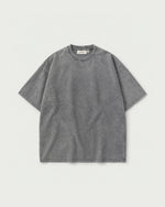 Romimi Washed Heavy Tee in Grey, front view