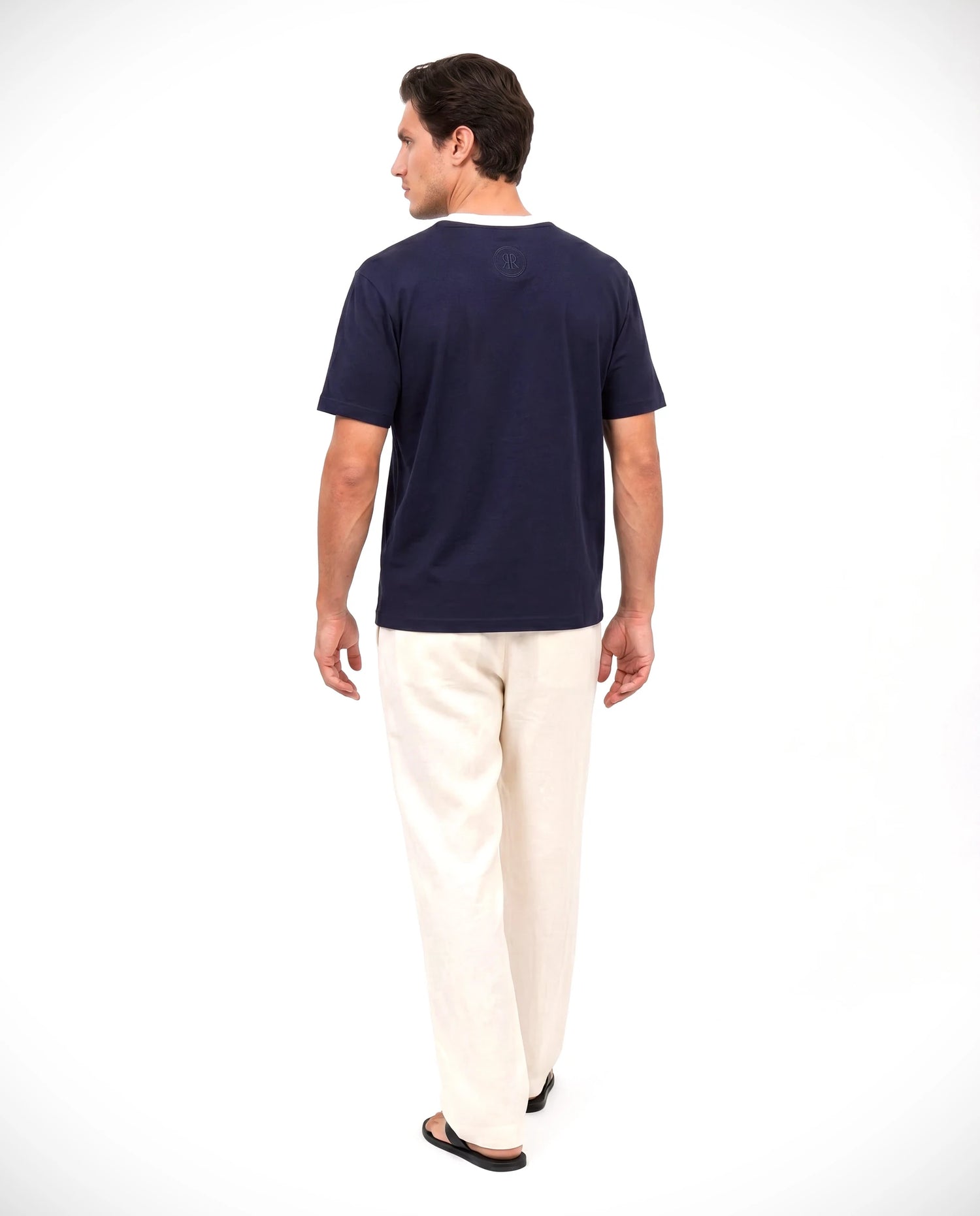 Alex Contrast Collar Tee - Adult