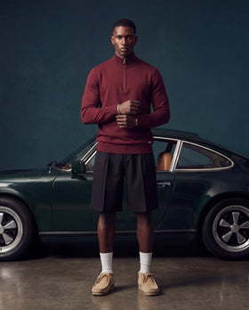 Merino Heritage Quarter-Zip - Adult
