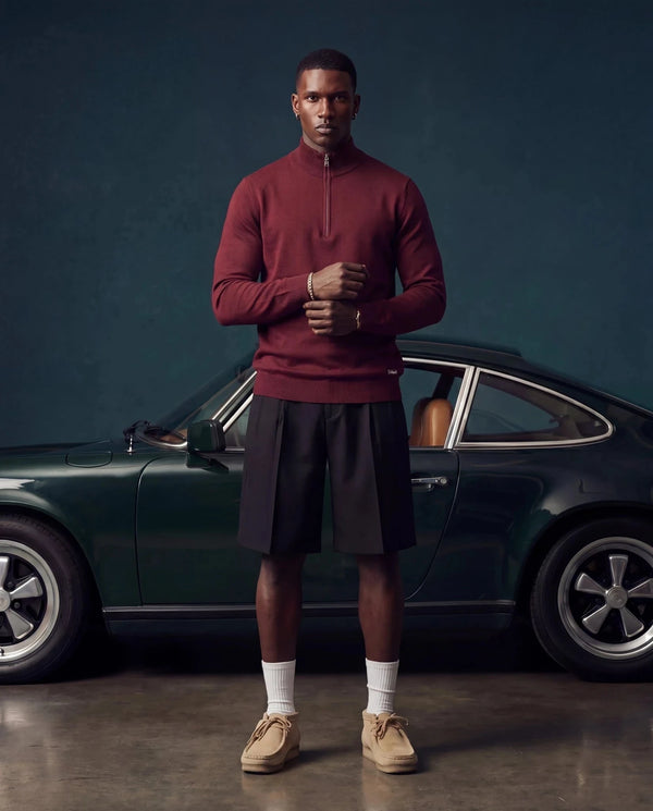 Merino Heritage Quarter-Zip - Adult