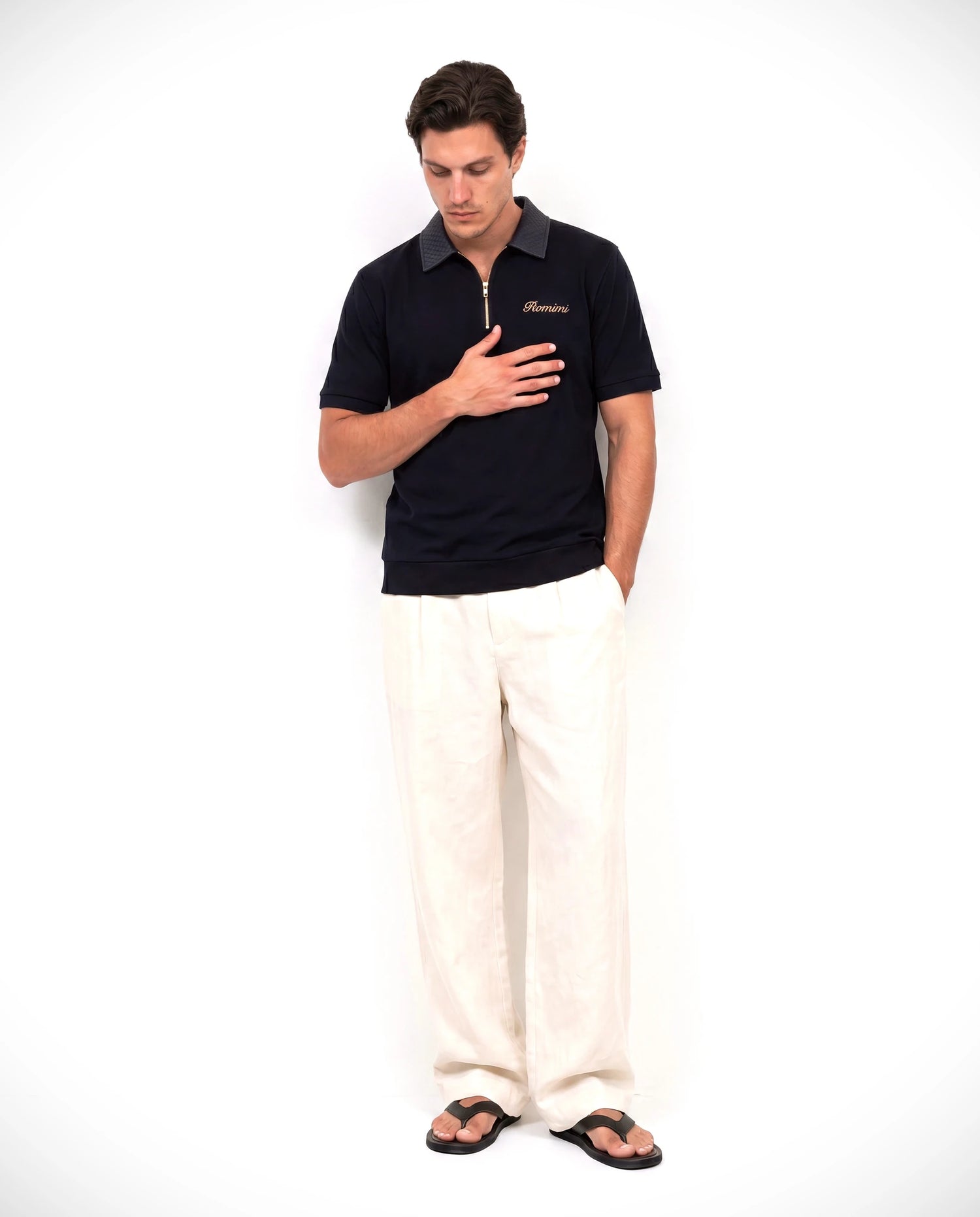 Adam Sport Polo - Schwarz - Erwachsene