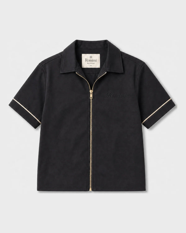 Paul Track Zip Top - Boy — front